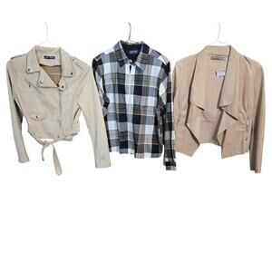 Women's Small 4 6 Coats Jackets Long Sleeve Winter Wholesale Bulk Lot of 3 S